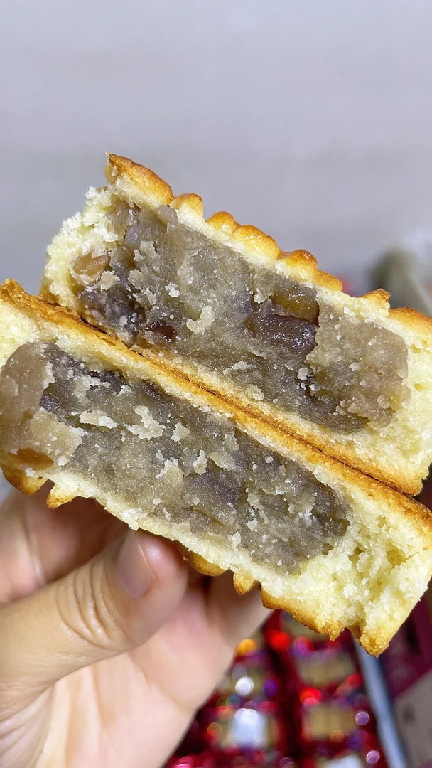 板栗月饼 超多板栗粒