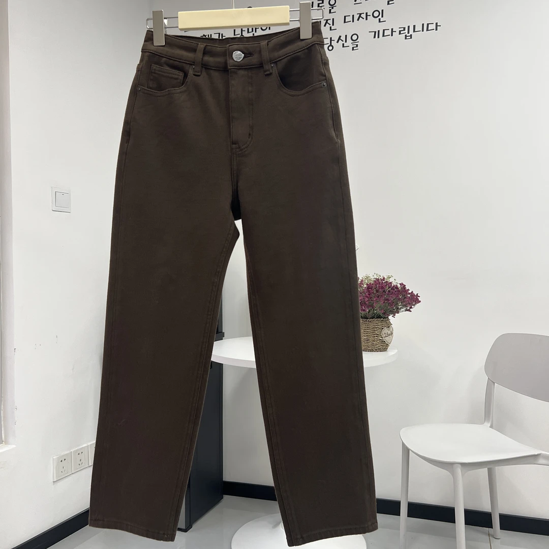 韩国 美拉德冬季绒裤