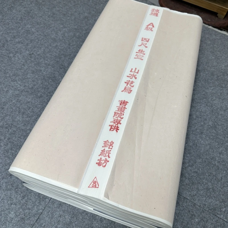 加厚四尺A级山水花鸟专用宣纸老宣纸书法国画生宣纸