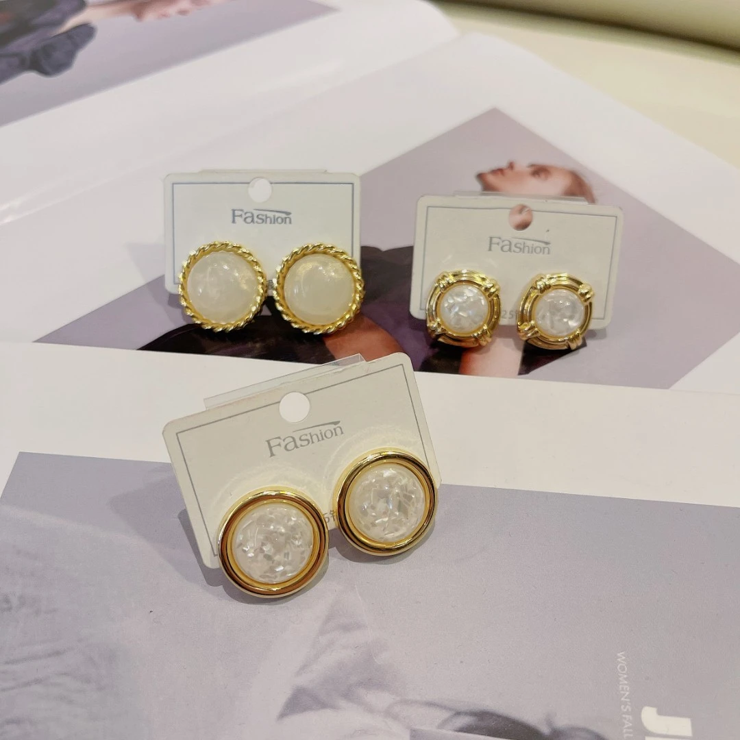 非金属亚克力耳饰 亚克力耳饰 【N·COU】22夏时尚气质必备单品耳环