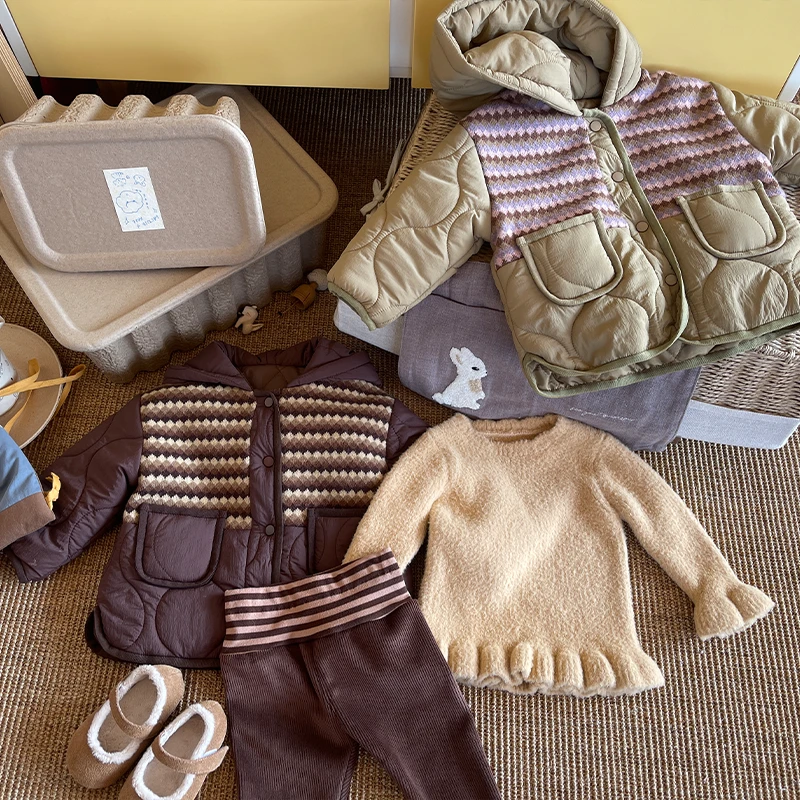 婴幼儿拼接棉外套yz53080