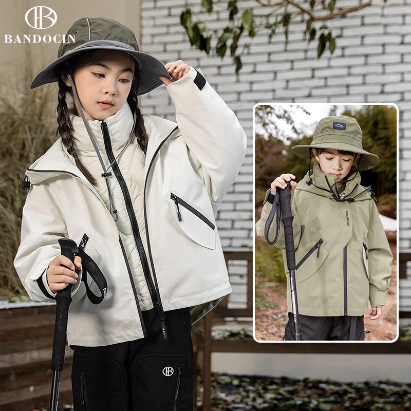 BANDOCIN/半度闲亲子羽绒套装冬日户外强三防高质百搭两件套