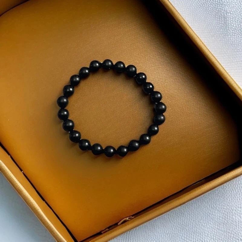 和田玉墨玉手串8