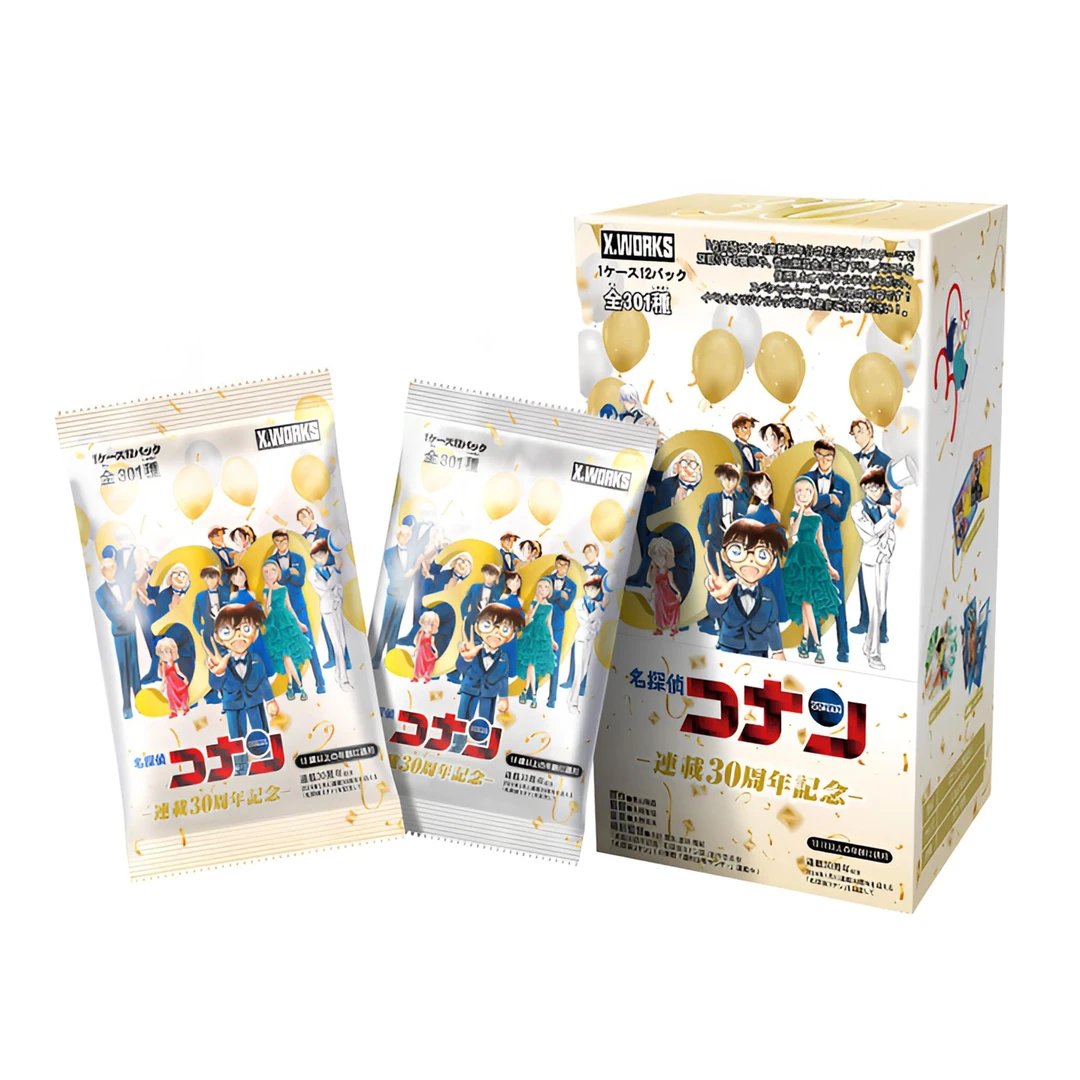 （拆包）【X-works】《名侦探柯南》30周年夏日系列柯南收藏卡-代拆