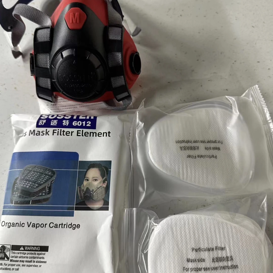舒适特防护面具。防尘过滤棉全面罩有机过滤芯颗粒过滤纸棉垫防毒