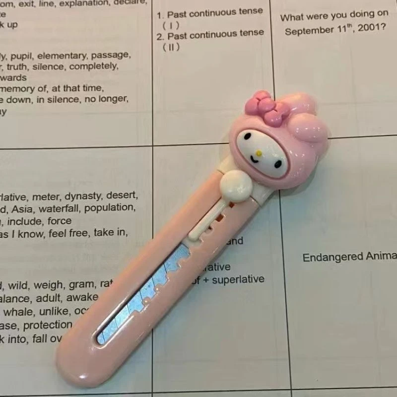 ins三丽鸥美工刀卡通小号迷你便携裁纸刀快递开箱神器小刀少女心