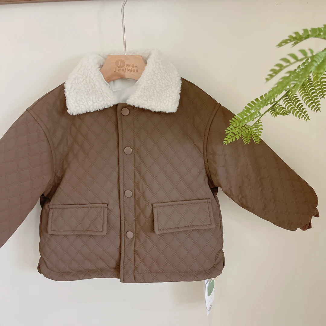 【JMJQ 23970】秋冬款炸街机车服复古洋气PU皮衣休闲翻领夹克外套