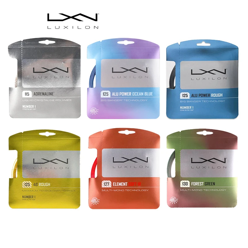 TAAN-Luxilon力士浪网球线Alu Power rough 125 4G网球拍线硬线