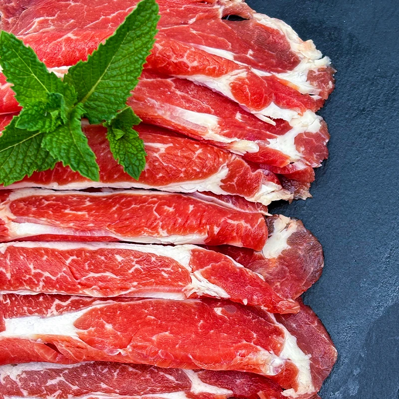 3斤原切澳洲谷饲安格斯M5+上脑牛肉片 火锅烤肉炒菜烹饪食材