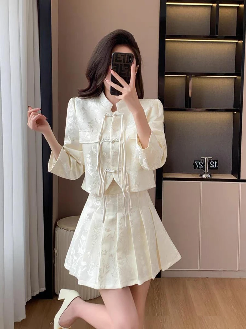 新中式国风盘扣套装