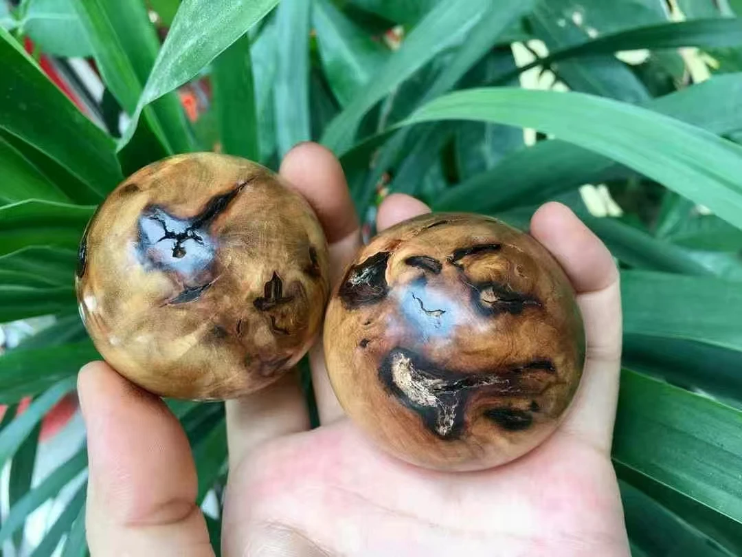 【龙虎山】天然枣木50mm手把件盘玩件