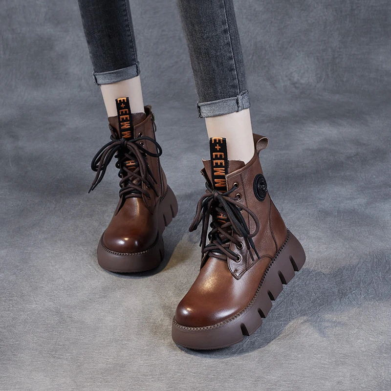 【CC新品】2023年春秋冬爆款马丁靴女英伦风短靴厚底短靴