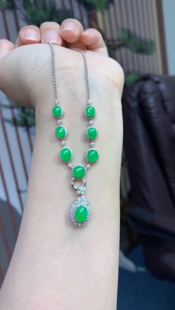 【闪购商品】翡翠颈饰18K金镶嵌663-中国好珍宝