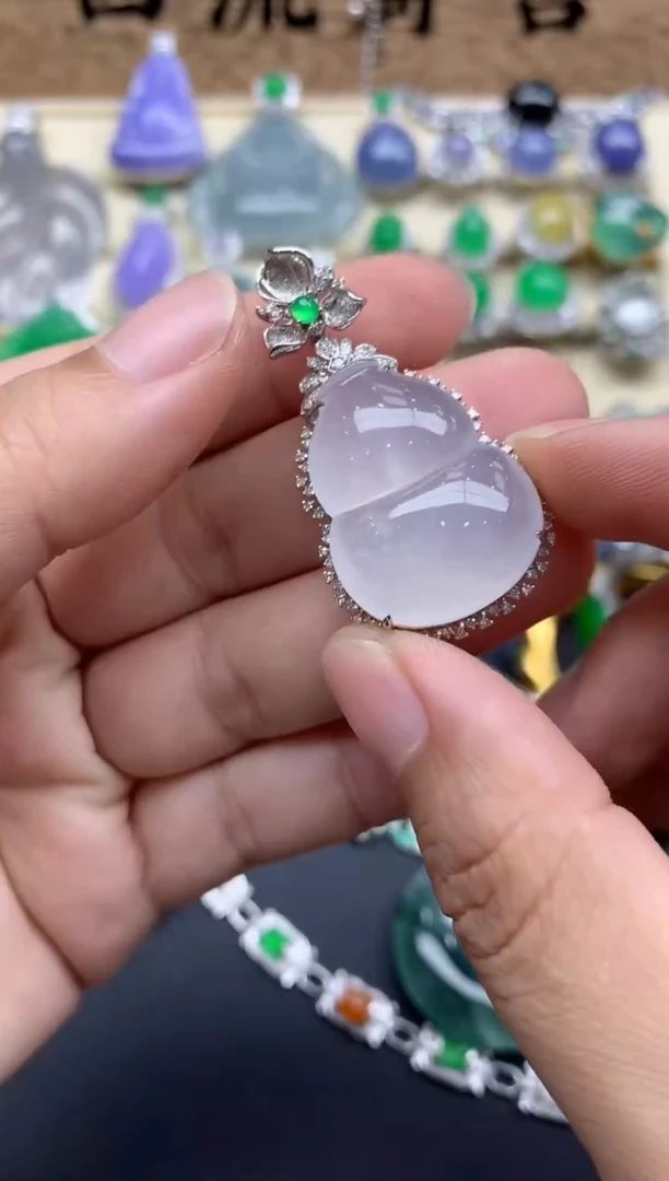 【闪购商品】翡翠颈饰18K金镶嵌831-中国好珍宝