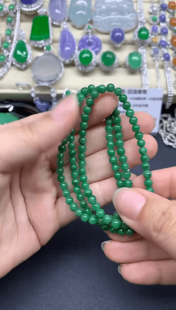 【闪购商品】翡翠手串未镶嵌468-多人