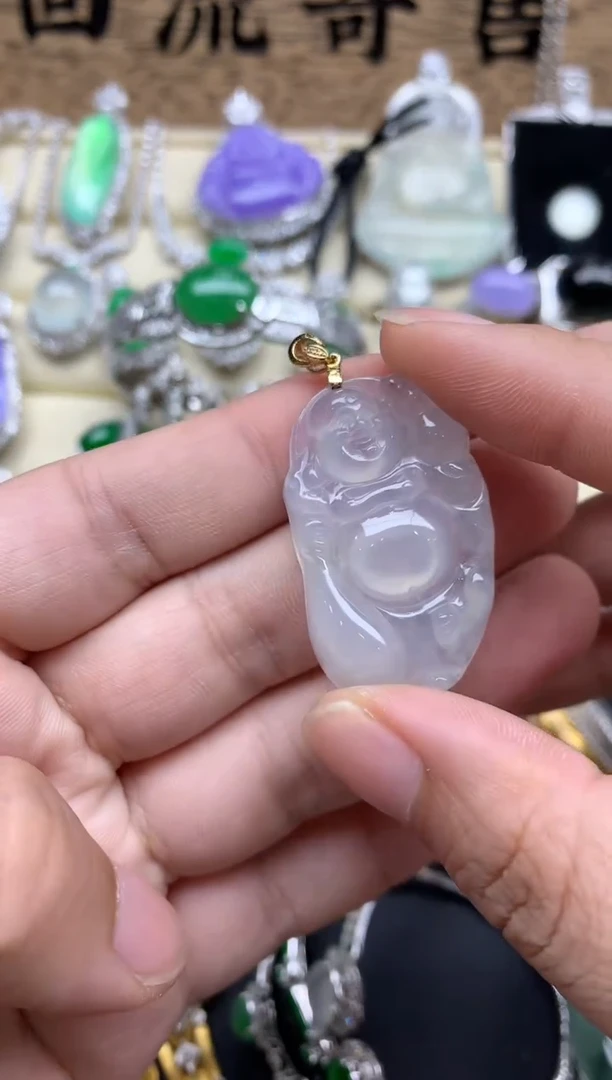 【闪购商品】翡翠颈饰18K金镶嵌292-中国好珍宝