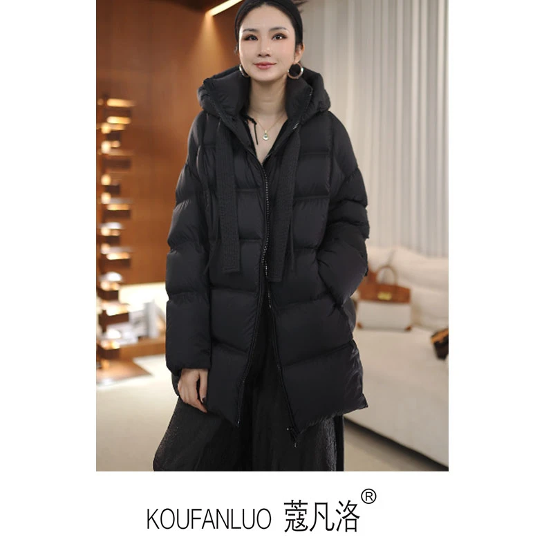 【云朵压感】冬季新款加厚宽松鸭绒休闲羽保暖绒服女外套Q24871