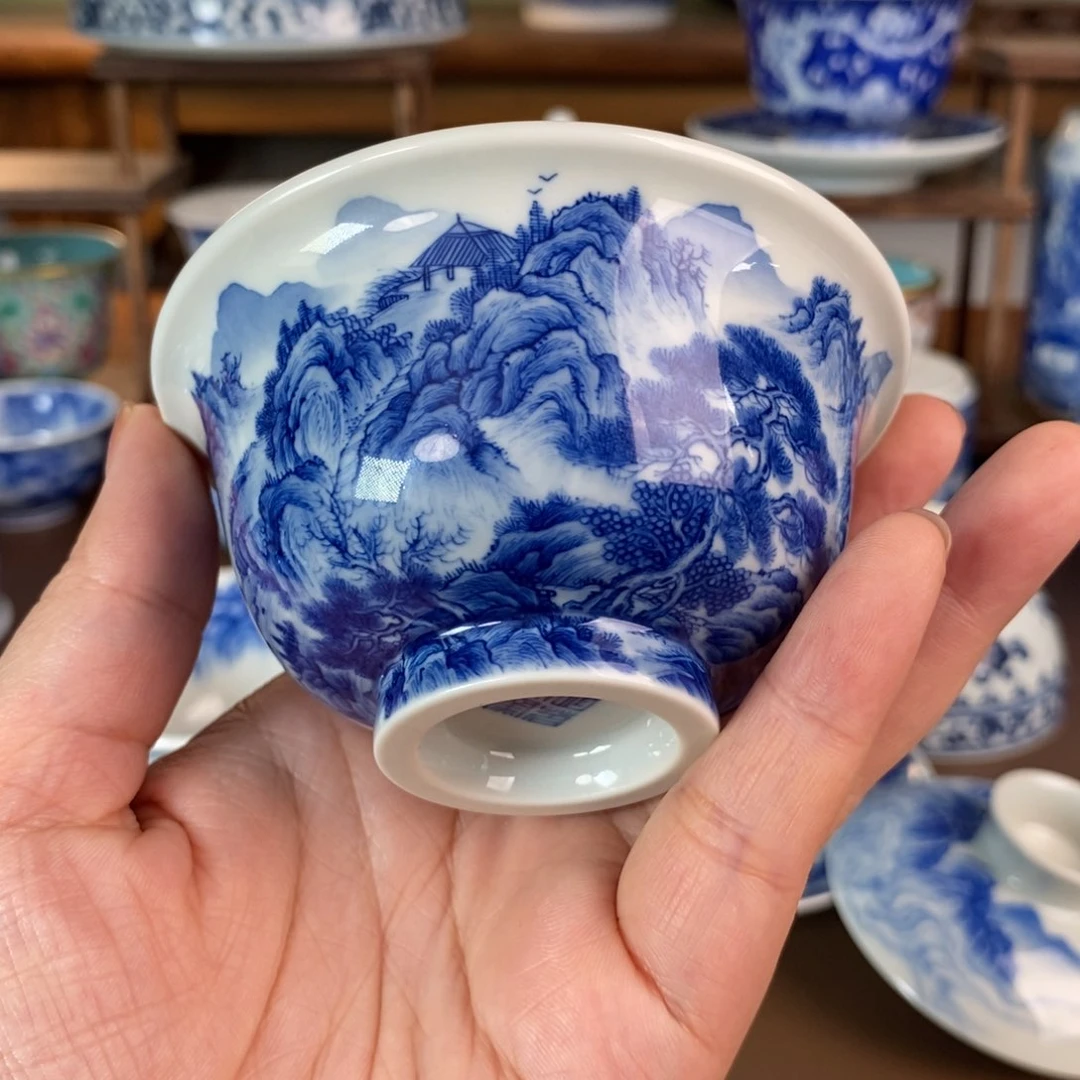 杯景德镇陶瓷手工手绘