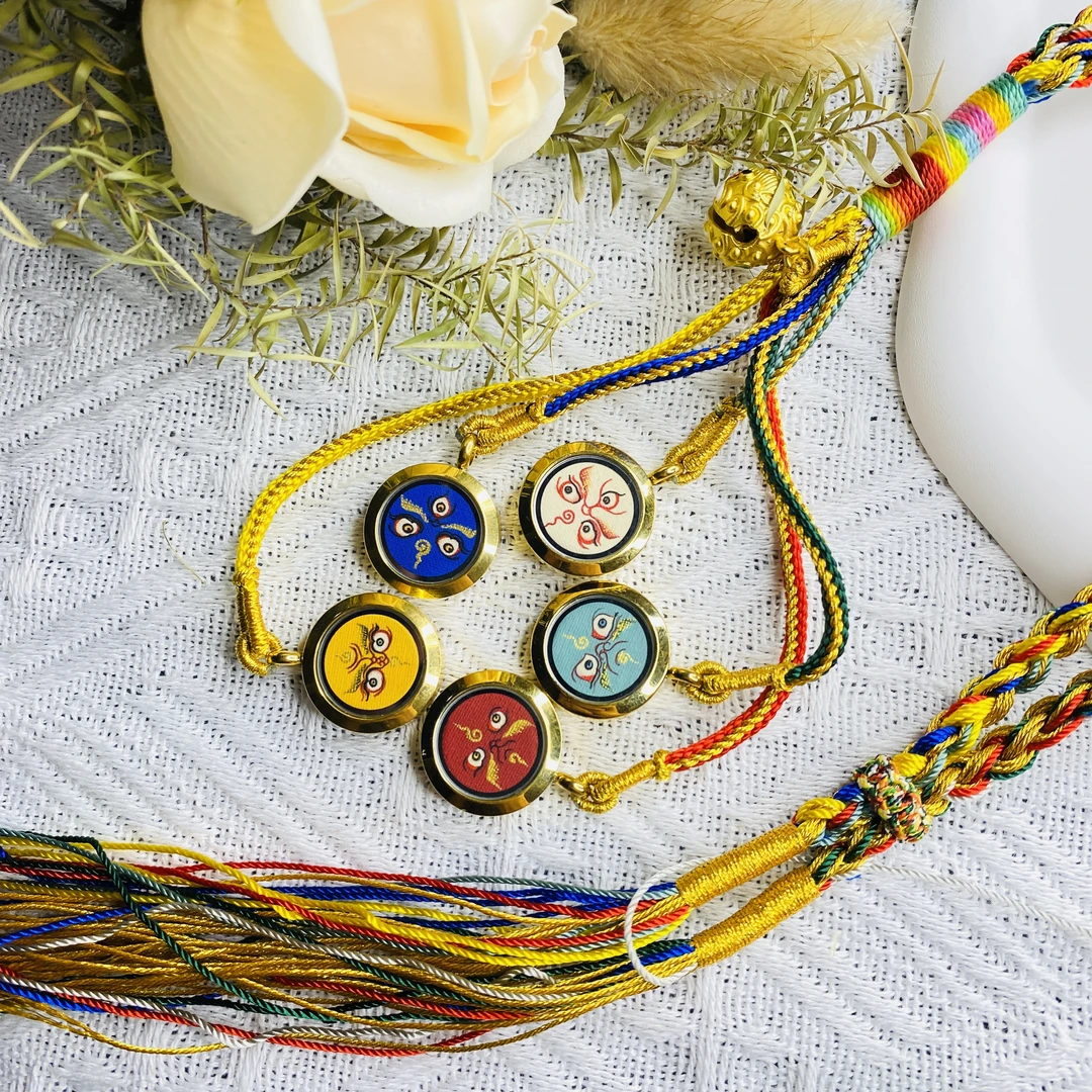 【五路CC车挂】藏地文化艺术，手工纯手绘唐卡 文玩探宝