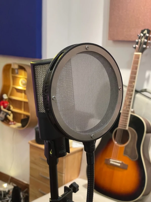 双层金属电容话筒防喷网鹅颈式