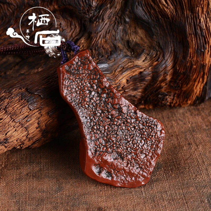 阿拉善原石戈壁石吊坠