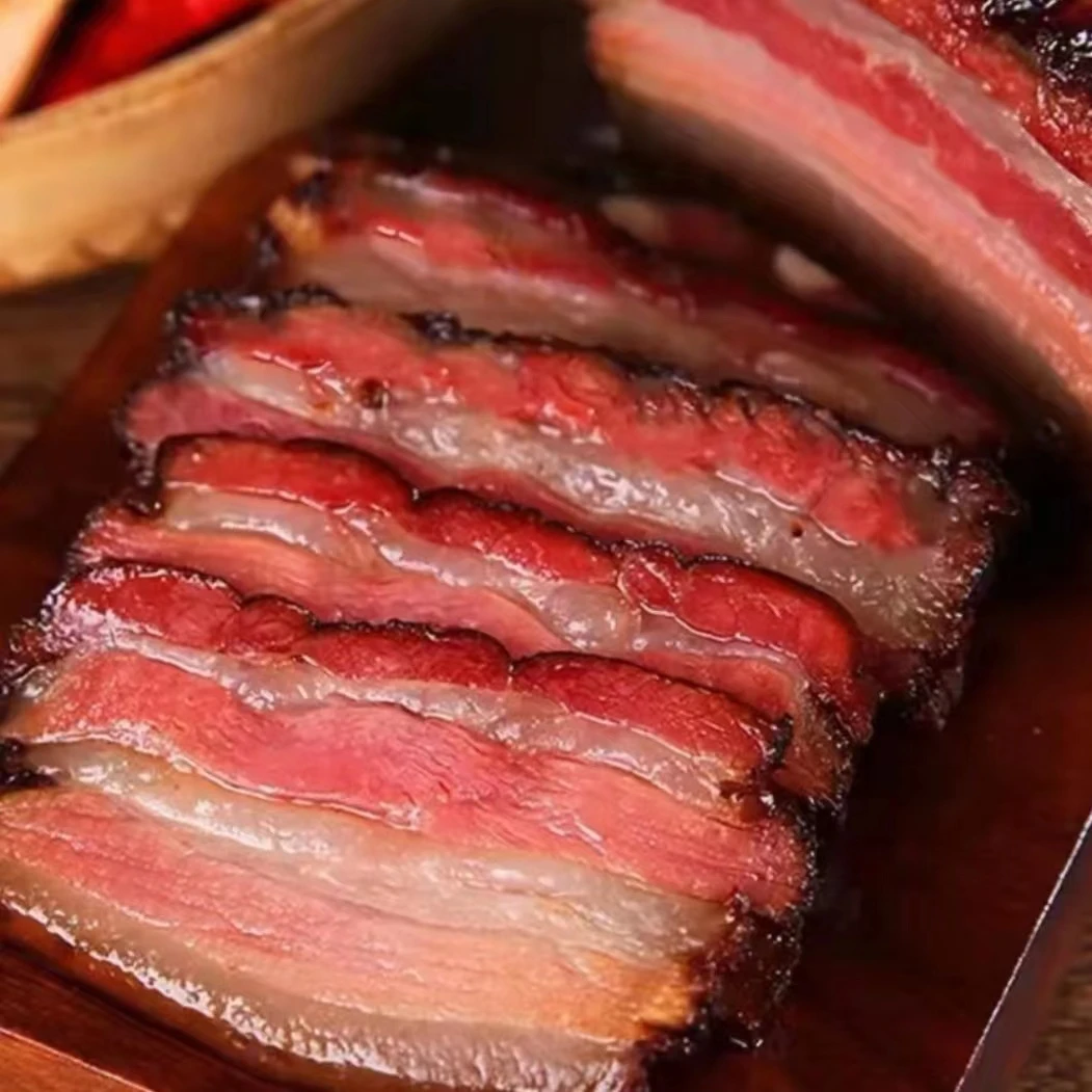 （直播现称）土家腊肉猪五花肉 柴火烟熏腊肉