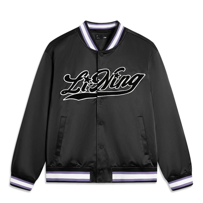 李宁男子百搭上衣保暖棉服冬舒适休闲时尚外套AJMT297