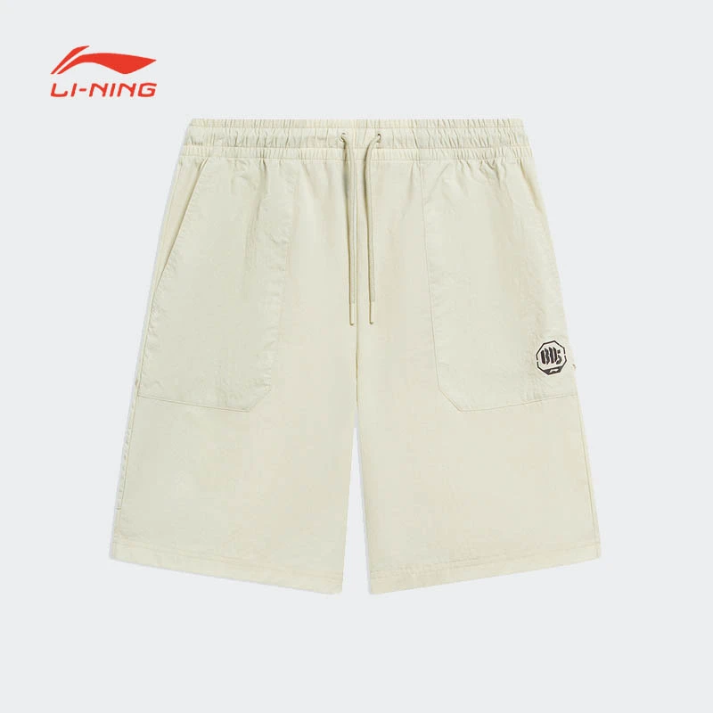 李宁男子反伍BADFIVE篮球系列运动短裤百搭透气5分裤AKST347-B品