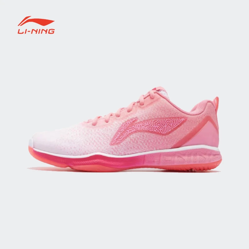 李宁羽毛球鞋女子云缓震回弹训练鞋稳定支撑防滑运动鞋AYTP022