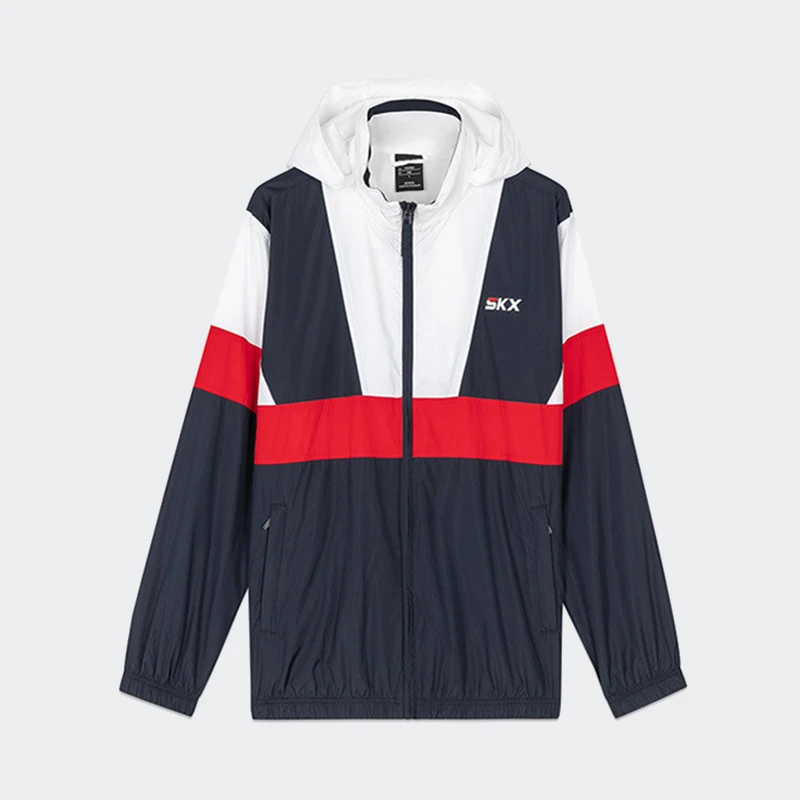 SKECHERS 斯凯奇男装时尚透气户外风衣外套L320M033-0019