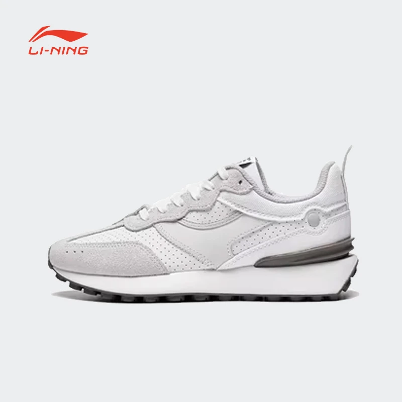 李宁方圆92休闲鞋女秋季运动生活系列时尚防滑经典休闲鞋AGCT048