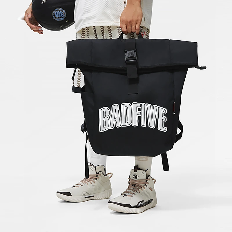 LI-NING/李宁反伍篮球系列男女同款休闲百搭双肩背包ABST239-1