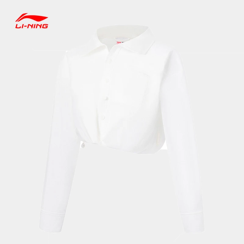 李宁夏季女子舒适休闲宽松短款休闲外套AFDT152-1