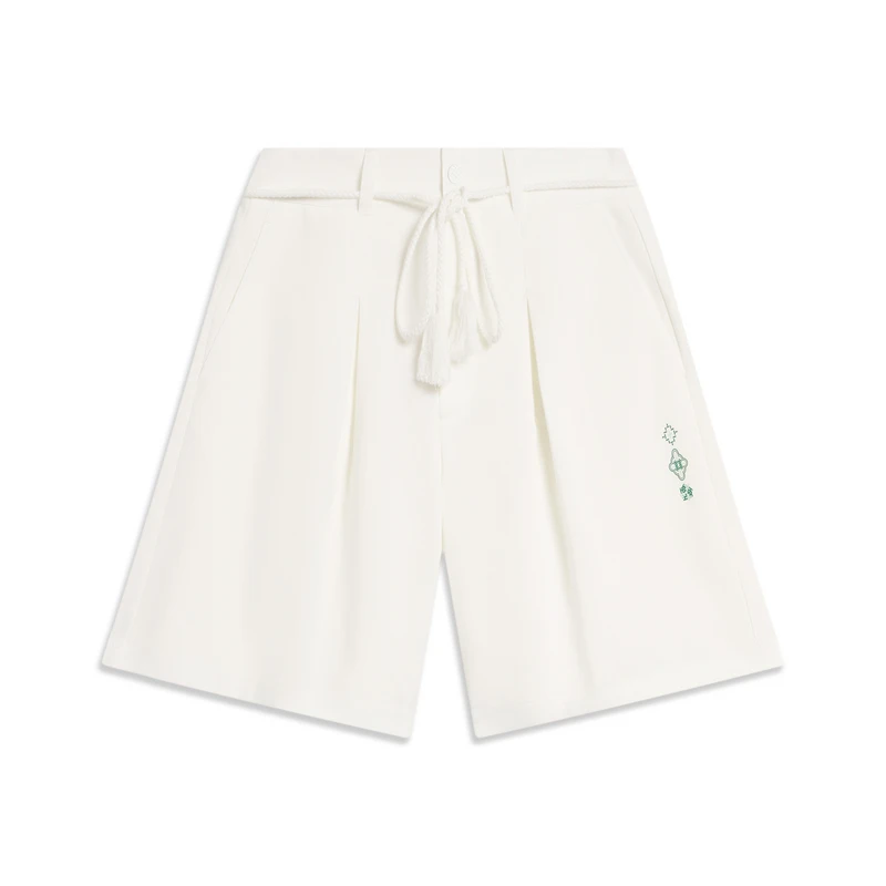 李宁运动短裤女士夏跑步健身休闲训练运动时尚系列AKST432-1-B品