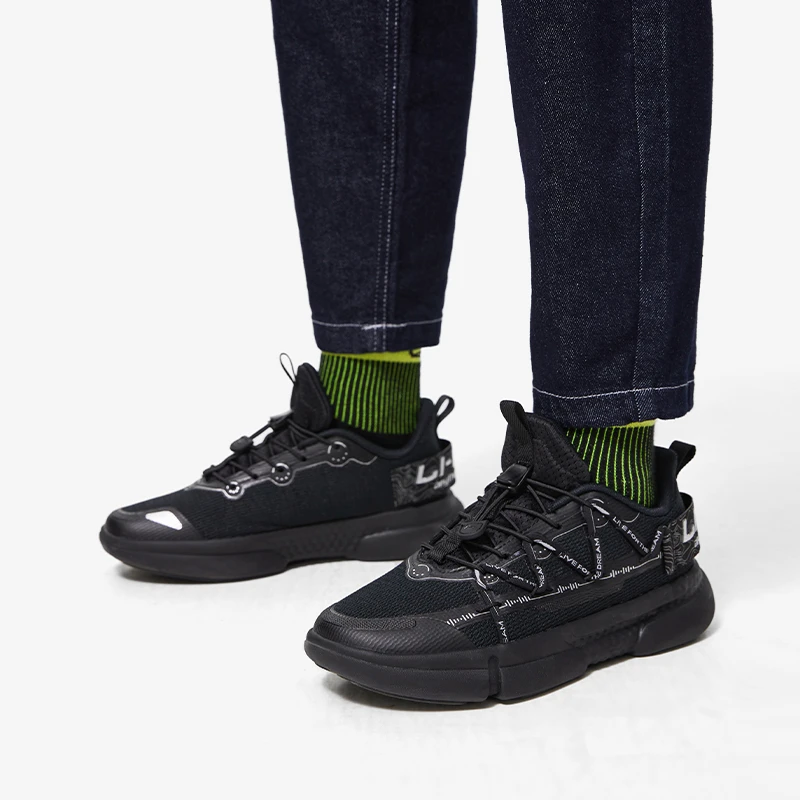LI-NING/李宁男女大童鞋时尚潮流休闲百搭运动鞋休闲鞋YKCT106-5