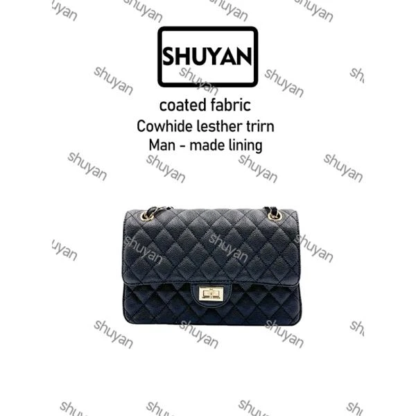 姝宴真皮时尚女包A10111黑色