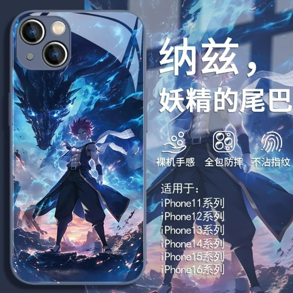 适用苹果17/华为pura70/小米14/oppo/vivo卡通焰火纳兹创意手机壳