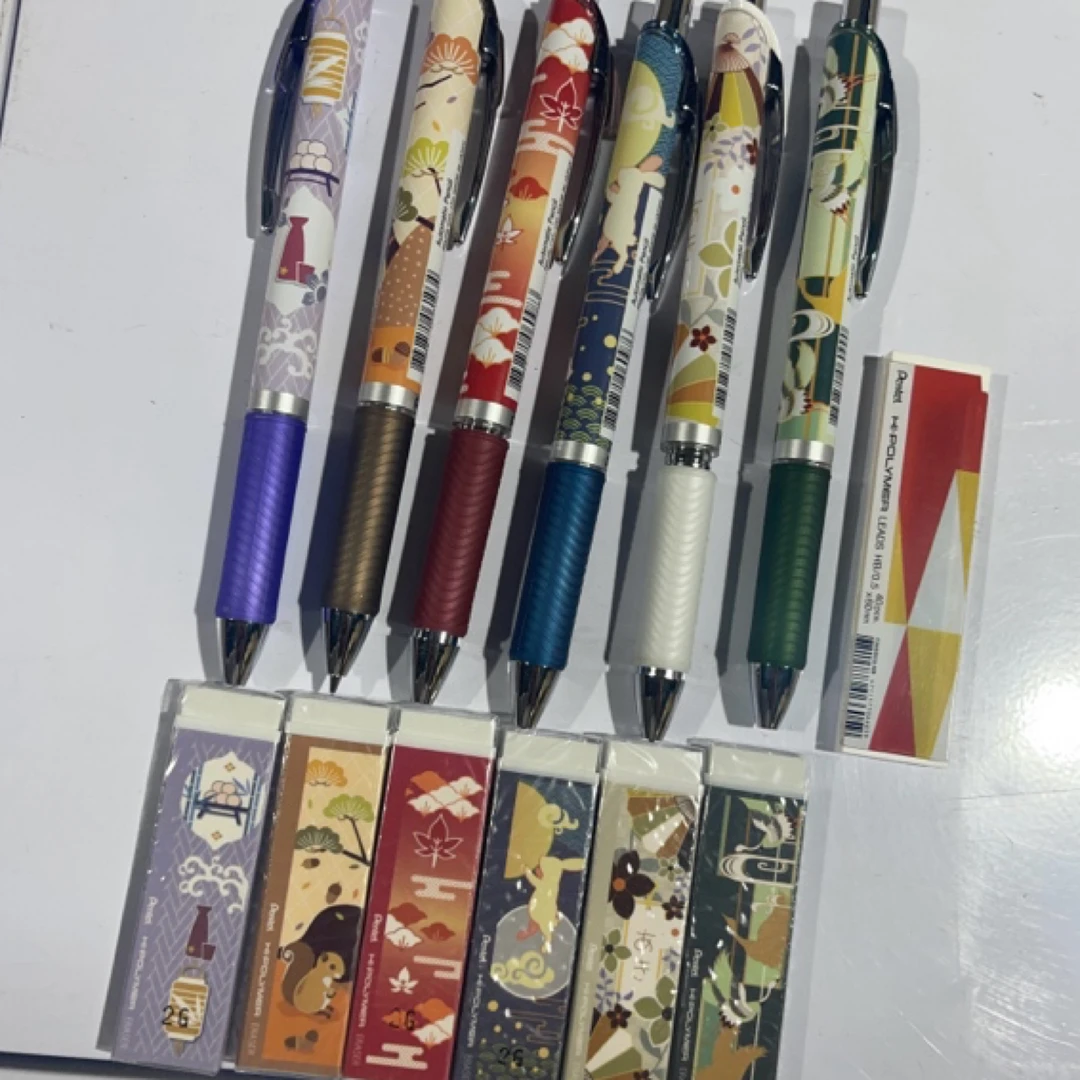 派通秋季自动铅笔铅芯橡皮【18件套】