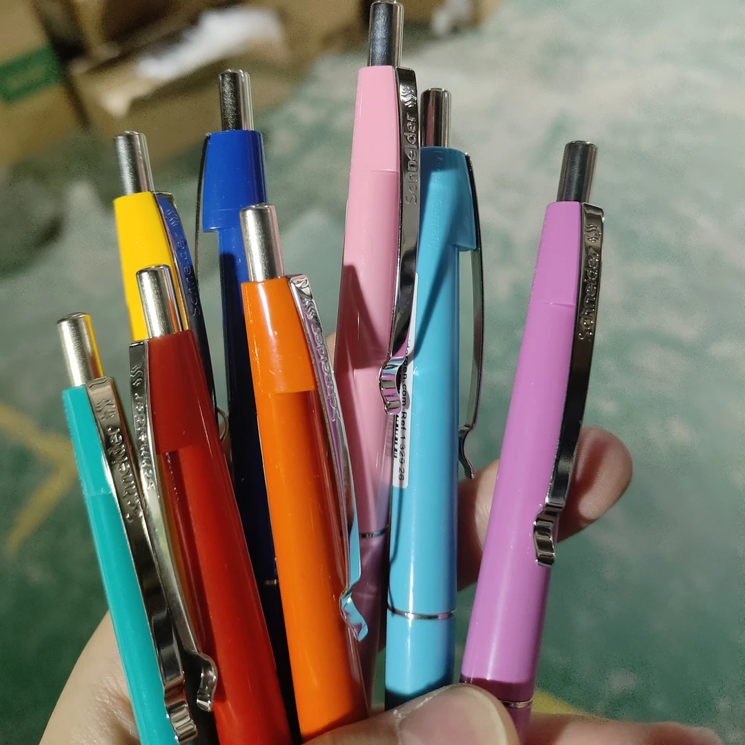 德国schneider施耐德奥菲斯0.5速干中性笔大容量黑色考试刷题黑笔