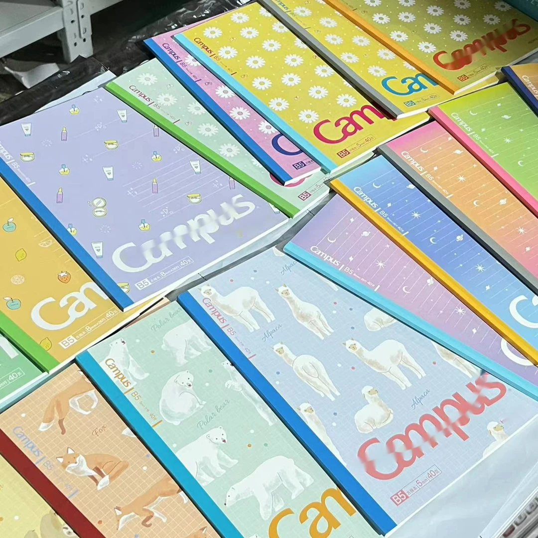 胶装本无线装订学生书写顺滑软萌小动物小清新软面抄A5