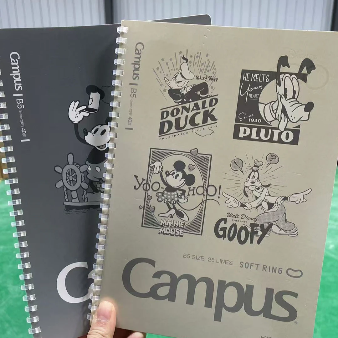 B5软线圈100周年米奇联名横线作业本40页【2本】