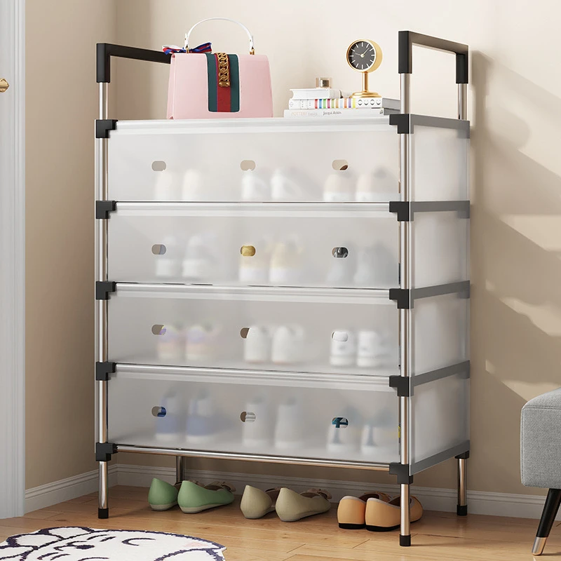 简易多层防尘鞋架收纳架大容量家用鞋架宿舍鞋柜简约耐用鞋架子M1