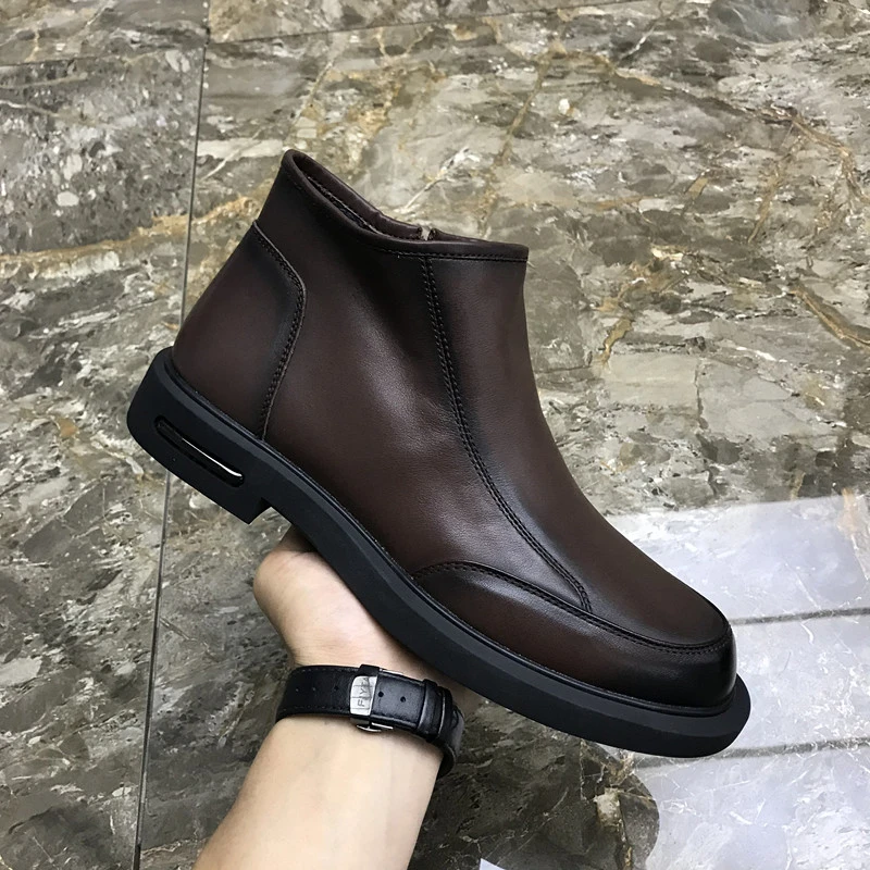 【品牌撤柜】Pardasaul/帕达索FZB秋冬马丁靴男士真皮短靴221008