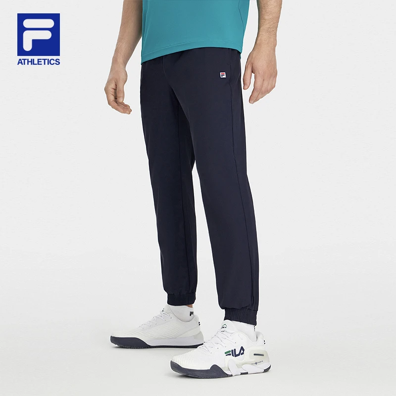 Fila/斐乐男长裤【凉感弹力】速干户外宽松网球运动裤夏A61M423601A