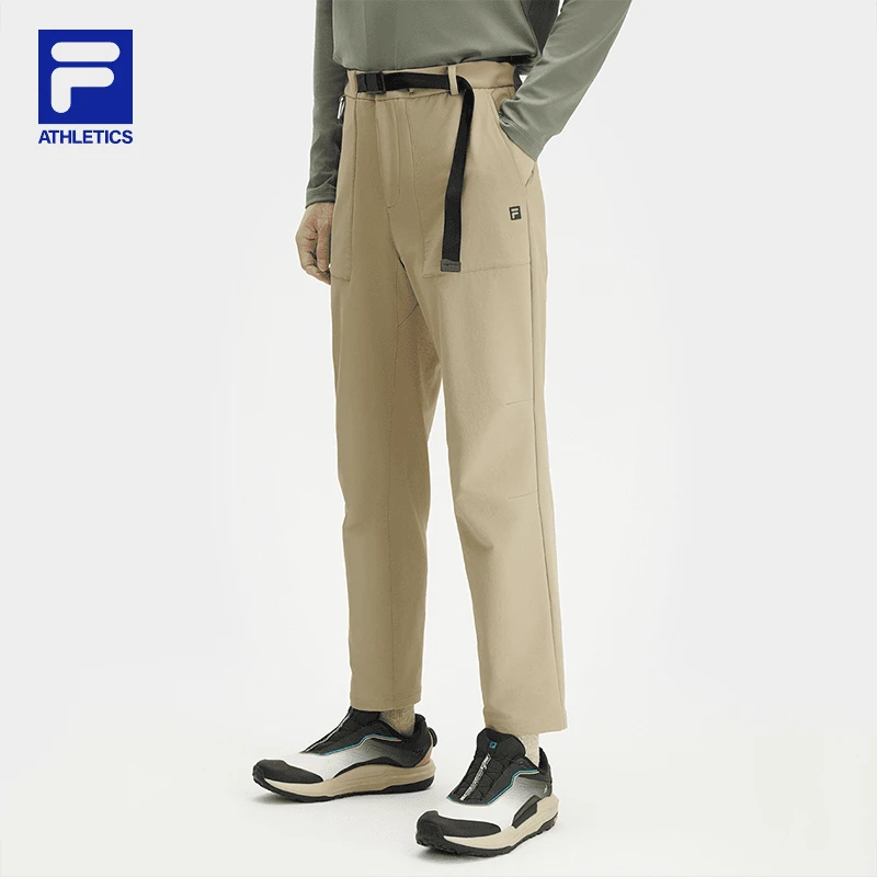 Fila/斐乐【户外防风梭织长裤】男装春秋款运动裤休闲A11M447802F