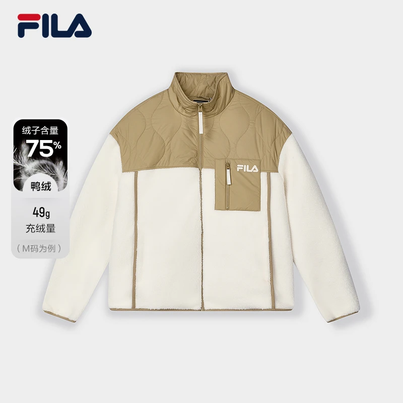 Fila/斐乐时尚鸭绒宽松羽绒服舒适保暖秋冬立领冬季F11W349912F