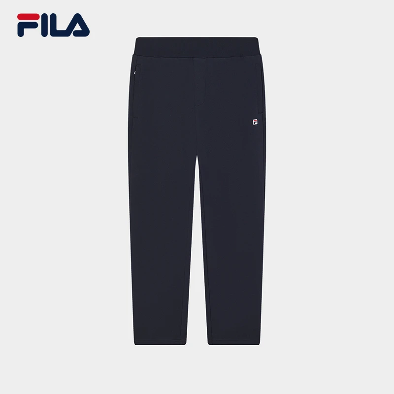 Fila/斐乐男士长裤舒适贴合百搭休闲直裤弹力保暖亲肤F11M341601F
