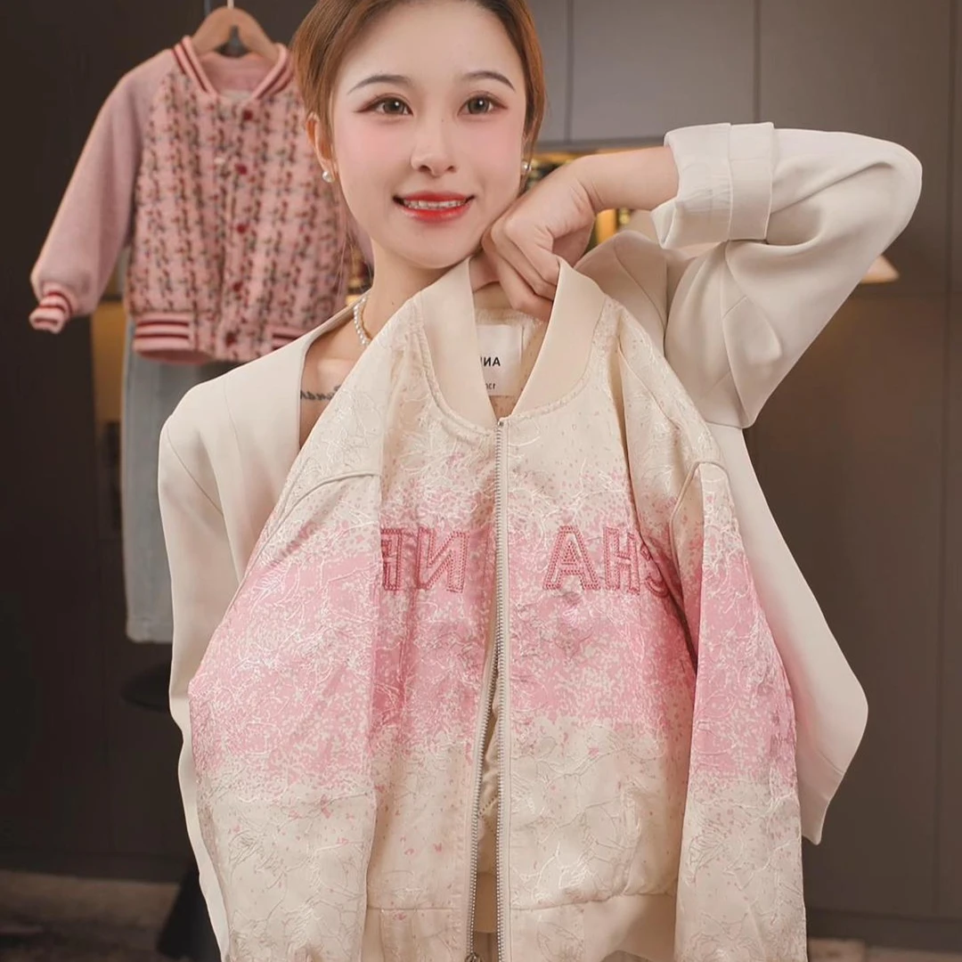 〖ANDI〗安迪定制冬款织锦提花女童女宝亲子装加厚外套3142