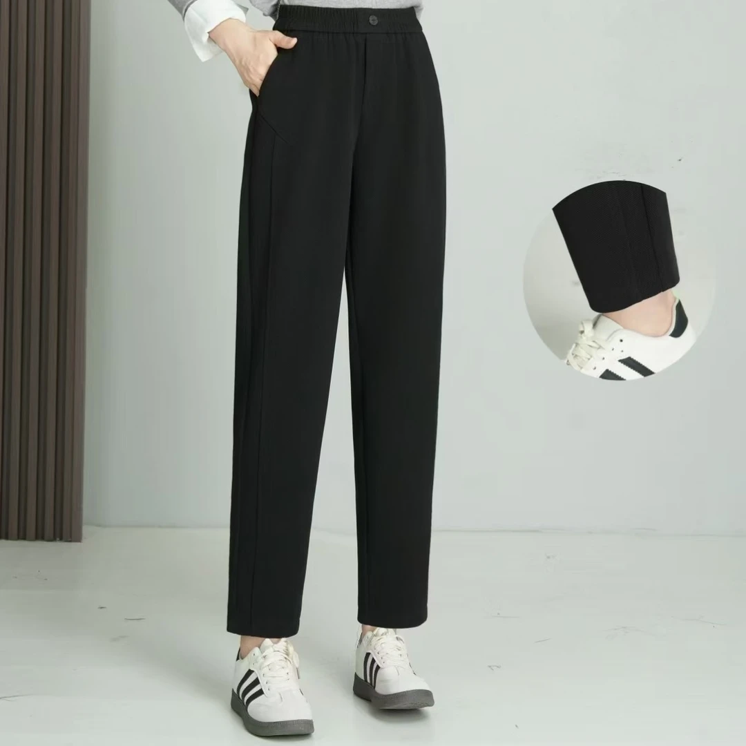 皖如百搭显瘦纯色中厚宽松休闲哈伦裤K8129-25-29