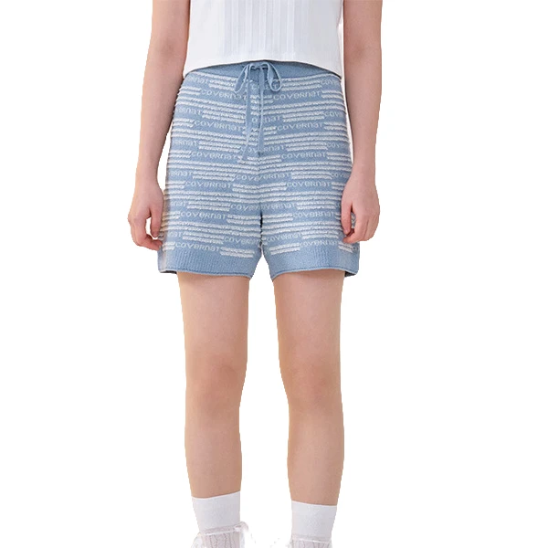 COVERNAT正品潮牌时尚休闲女士宽松针织套装短裤春夏CO2402KT76